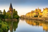 Thurgau Travel - Mit der MS Thurgau Saxonia von Saarbrücken nach Nancy - hier in Metz 