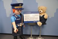 Scheckübergabe der Bundespolizei Flughafen Frankfurt am Main am 21.01.2022