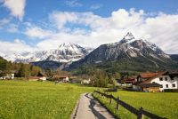 Beeindruckende Sicht auf die Alpen