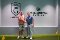 David Clare vom Gloria Golf Club mit Phil Kenyon